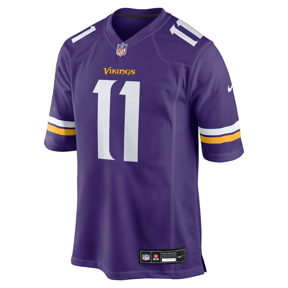 Carson Wentz Minnesota Vikings Team Game Jersey - Purple - Nike