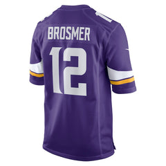 Max Brosmer Minnesota Vikings Team Game Jersey - Purple - Nike