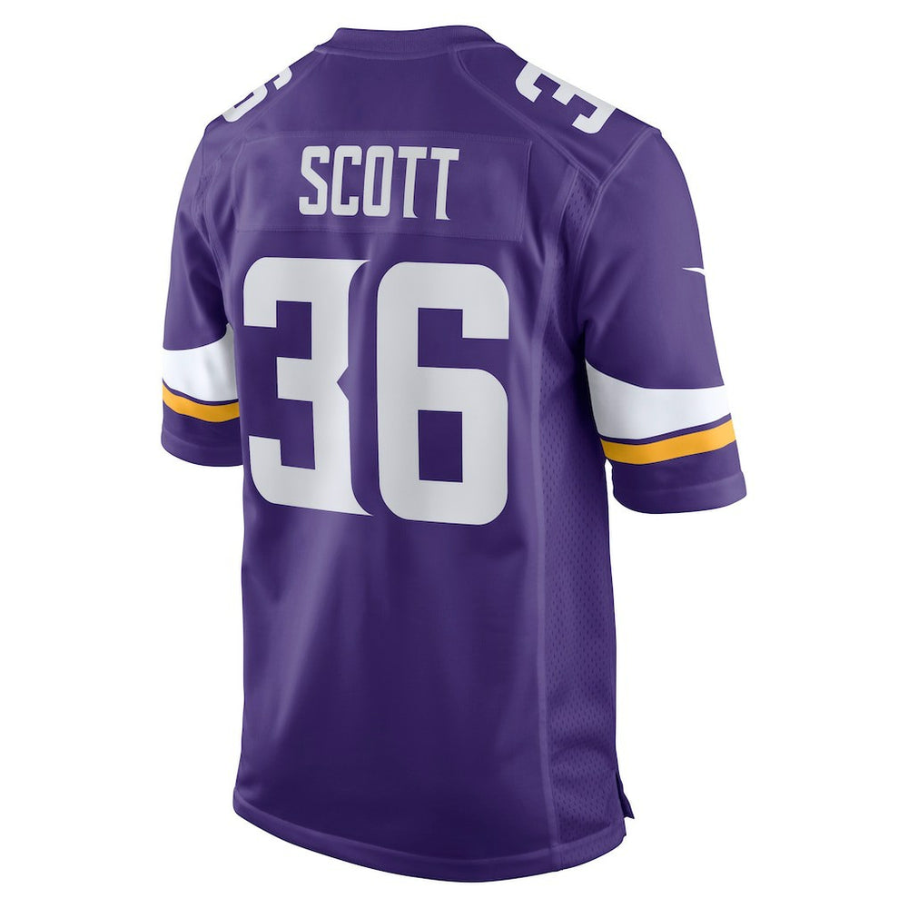 Zavier Scott Minnesota Vikings Team Game Jersey - Purple - Nike