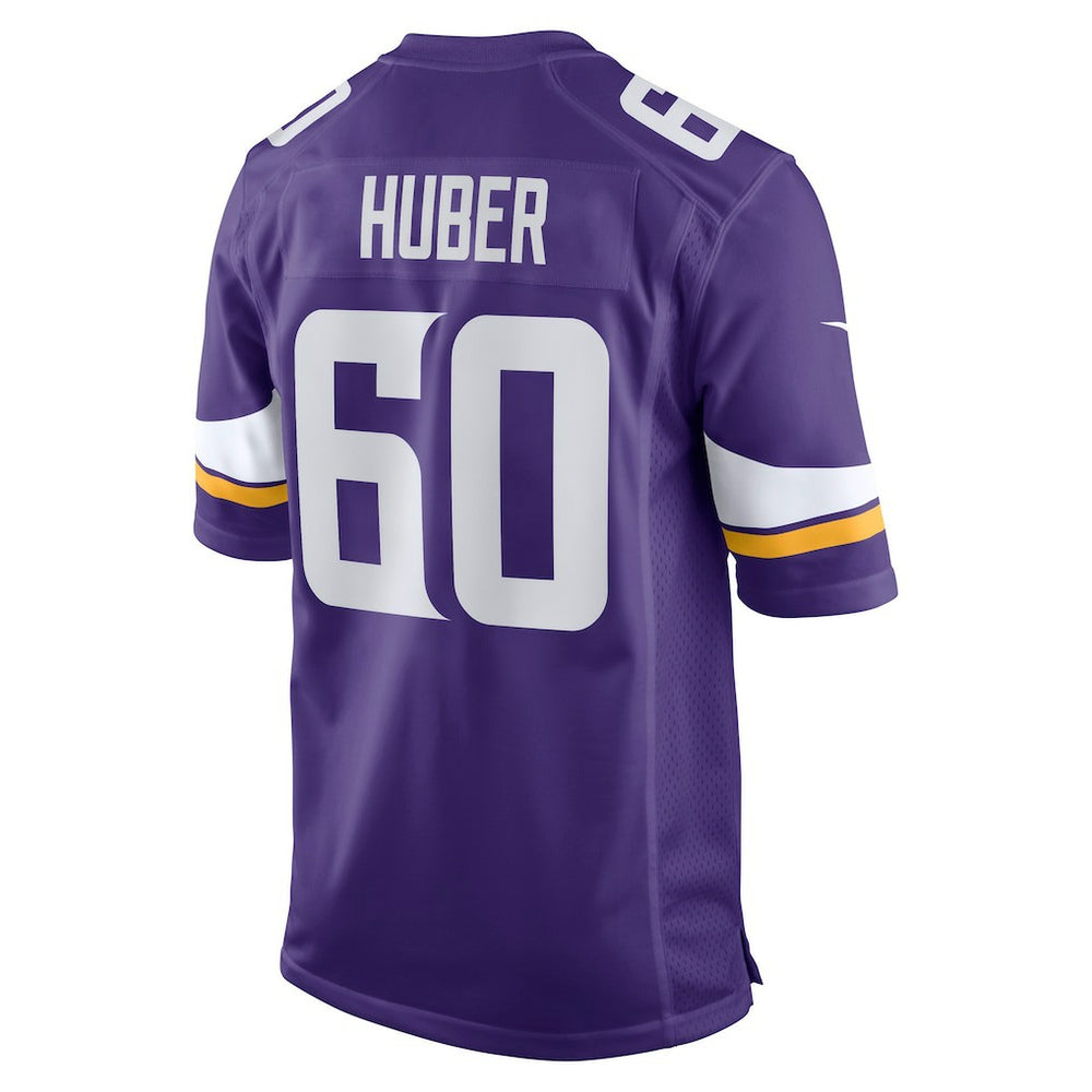 Joe Huber Minnesota Vikings Team Game Jersey - Purple - Nike