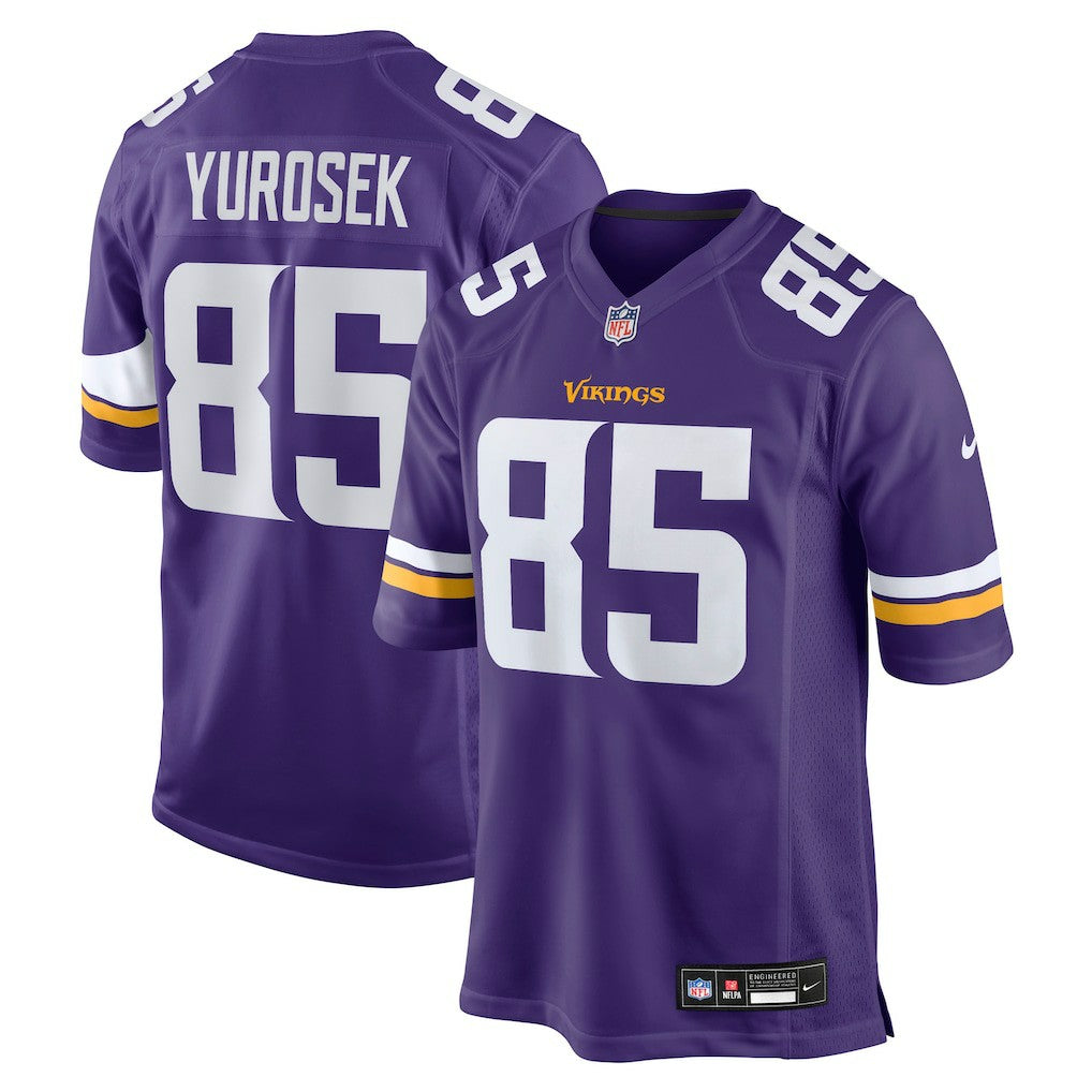 Ben Yurosek Minnesota Vikings Team Game Jersey - Purple - Nike