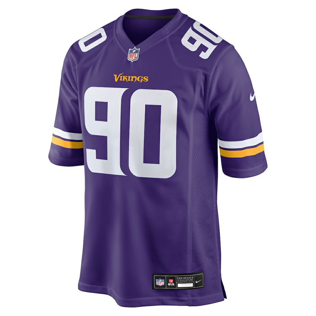 Tyrion Ingram-Dawkins Minnesota Vikings Team Game Jersey - Purple - Nike