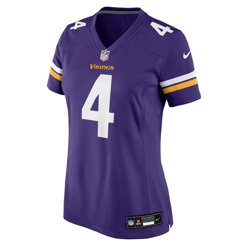 Myles Price Minnesota Vikings Women's Team Game Jersey - Purple - Nike