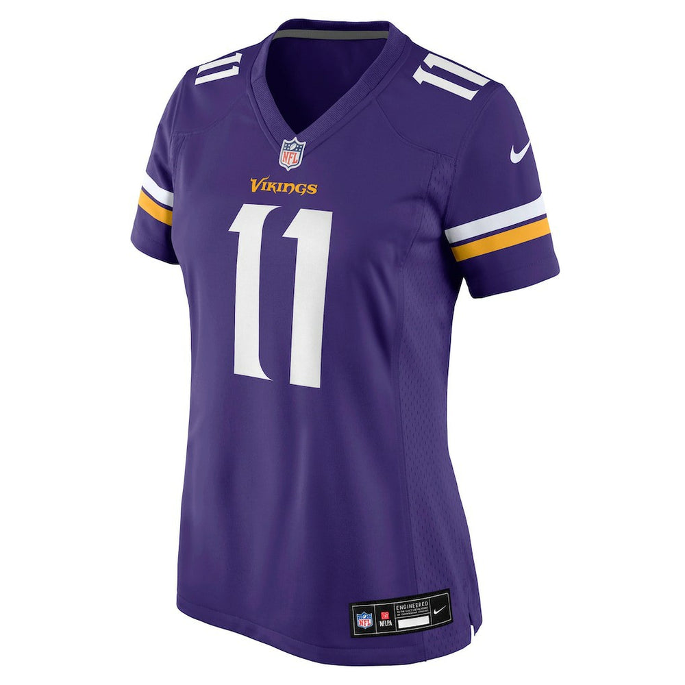Carson Wentz Minnesota Vikings Women's Team Game Jersey - Purple - Nike