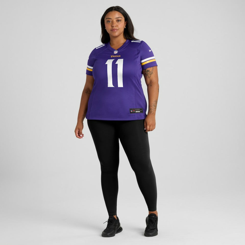 Carson Wentz Minnesota Vikings Women's Team Game Jersey - Purple - Nike