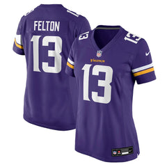 Tai Felton Minnesota Vikings Women's Team Game Jersey - Purple - Nike