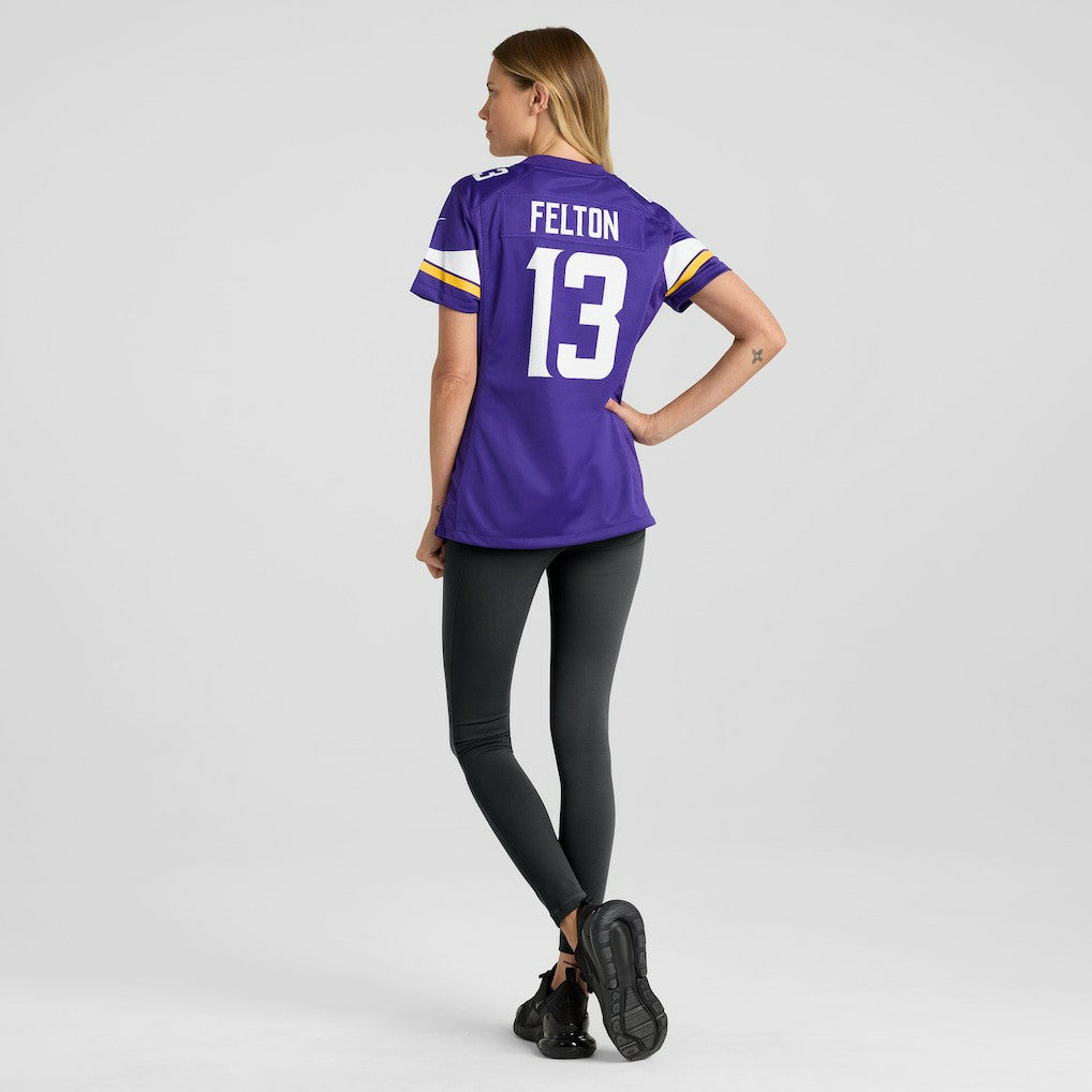 Tai Felton Minnesota Vikings Women's Team Game Jersey - Purple - Nike