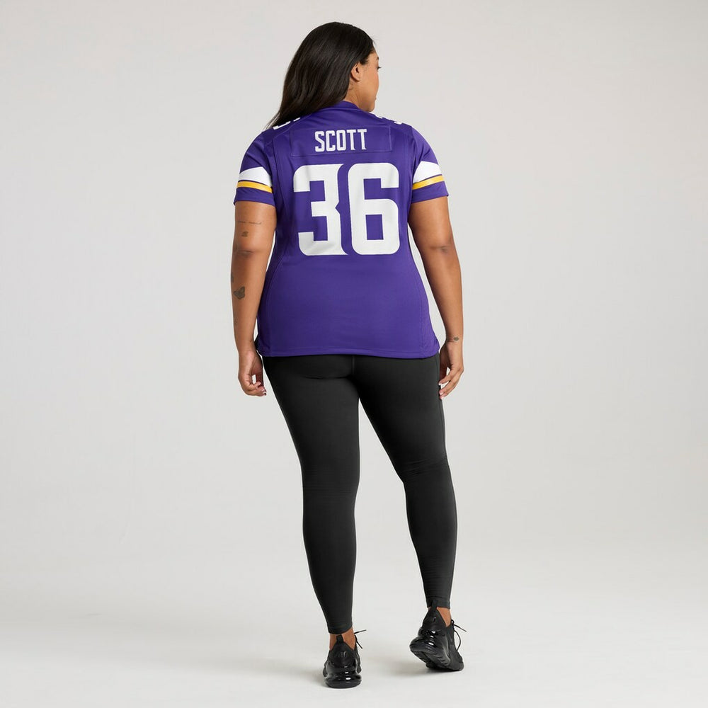 Zavier Scott Minnesota Vikings Women's Team Game Jersey - Purple - Nike
