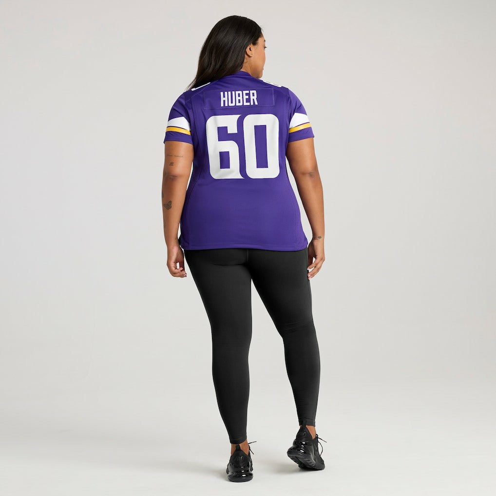 Joe Huber Minnesota Vikings Women's Team Game Jersey - Purple - Nike