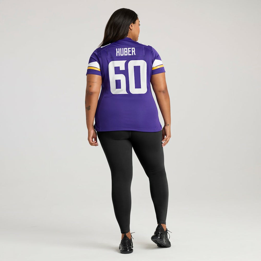 Joe Huber Minnesota Vikings Women's Team Game Jersey - Purple - Nike