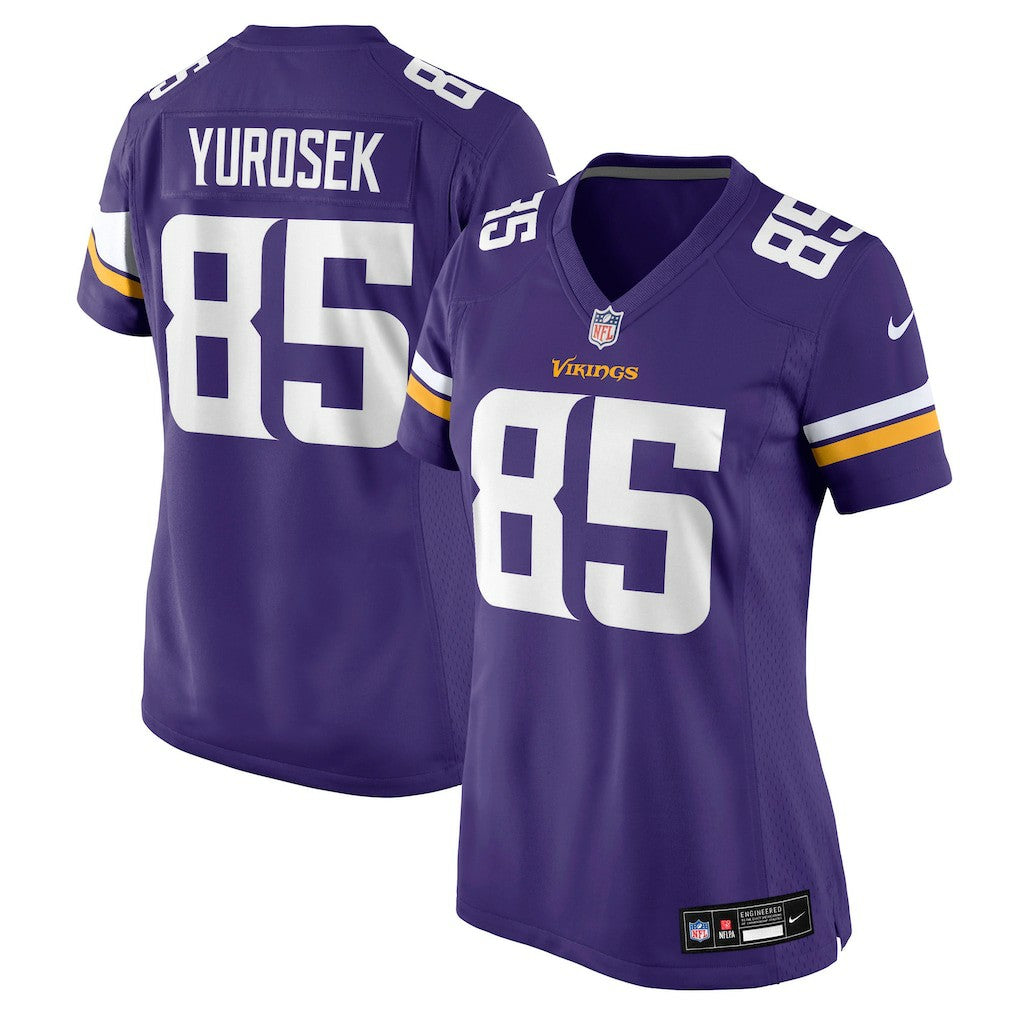 Ben Yurosek Minnesota Vikings Women's Team Game Jersey - Purple - Nike