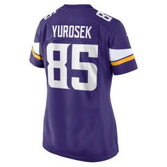 Ben Yurosek Minnesota Vikings Women's Team Game Jersey - Purple - Nike