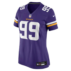 Elijah Williams Minnesota Vikings Women's Team Game Jersey - Purple - Nike