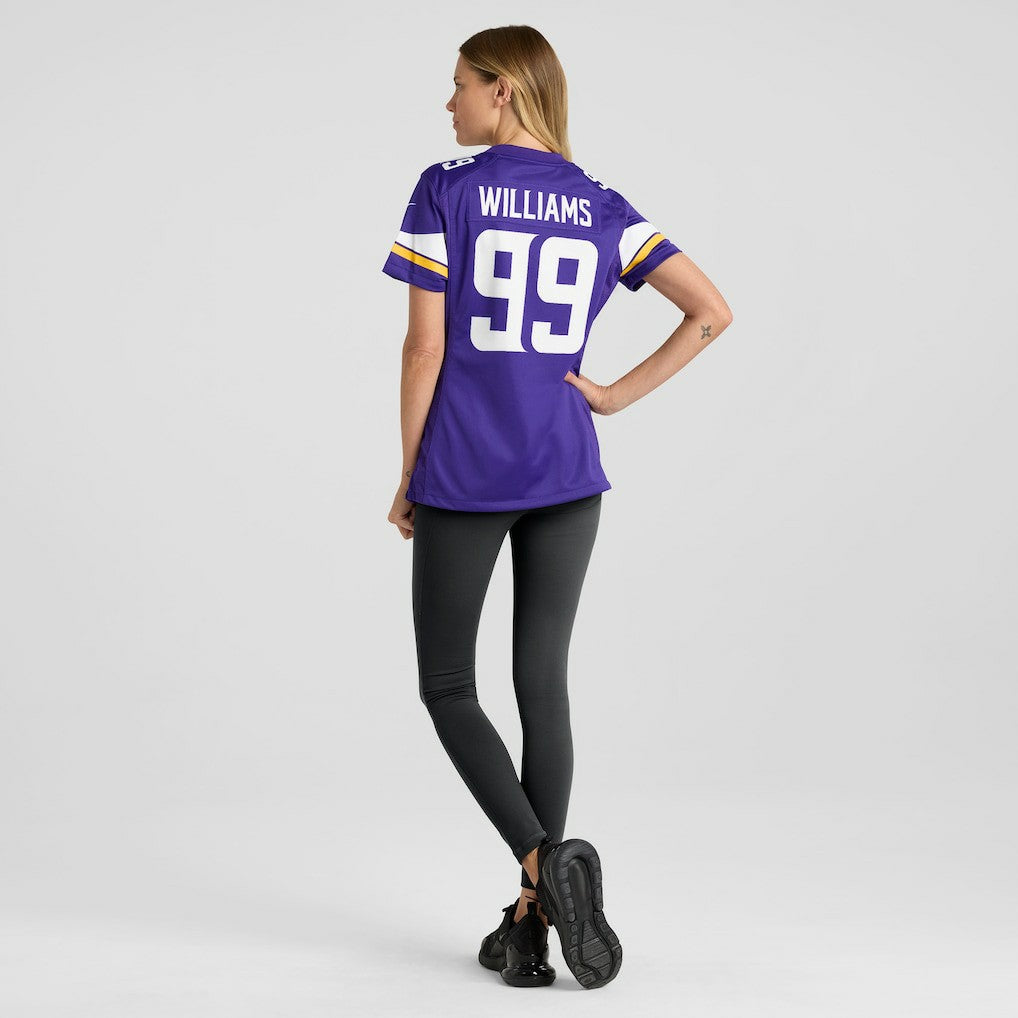 Elijah Williams Minnesota Vikings Women's Team Game Jersey - Purple - Nike