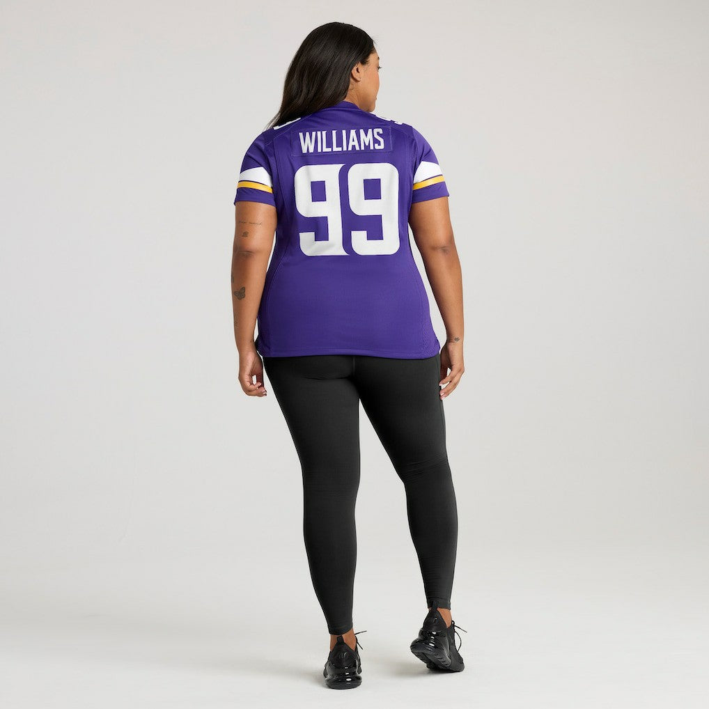 Elijah Williams Minnesota Vikings Women's Team Game Jersey - Purple - Nike