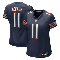 Case Keenum Chicago Bears Women's Team Game Jersey - Navy - Nike