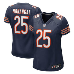 Kyle Monangai Chicago Bears Women's Team Game Jersey - Navy - Nike