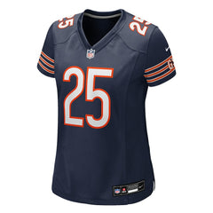 Kyle Monangai Chicago Bears Women's Team Game Jersey - Navy - Nike