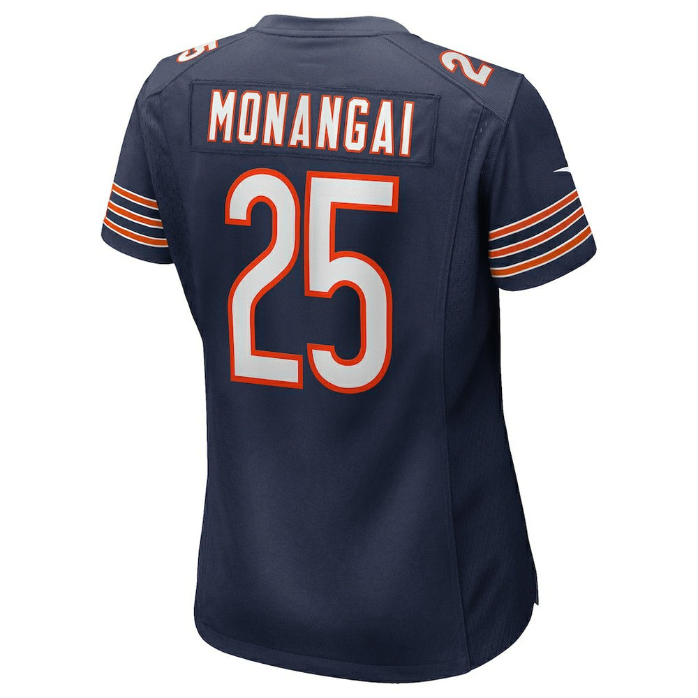 Kyle Monangai Chicago Bears Women's Team Game Jersey - Navy - Nike
