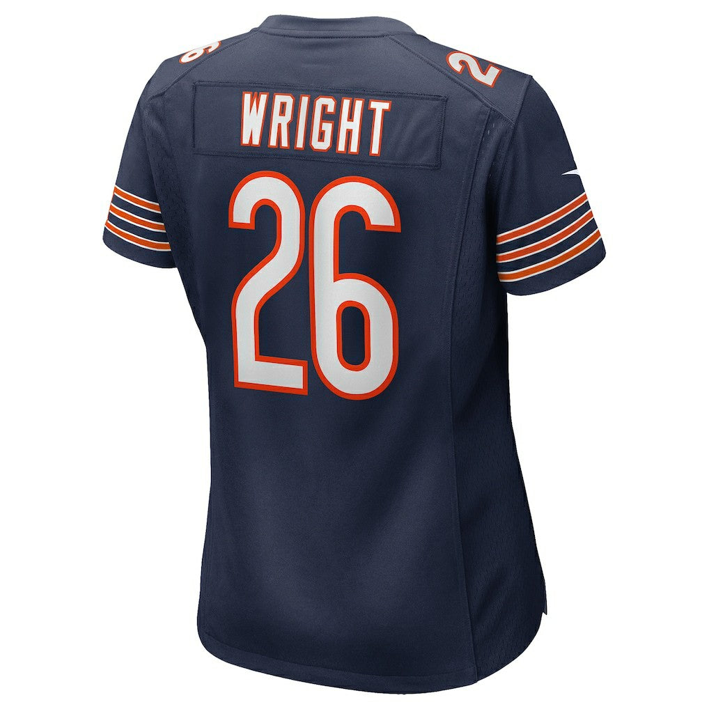 Nahshon Wright Chicago Bears Women's Team Game Jersey - Navy - Nike