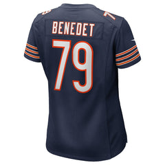 Theo Benedet Chicago Bears Women's Team Game Jersey - Navy - Nike