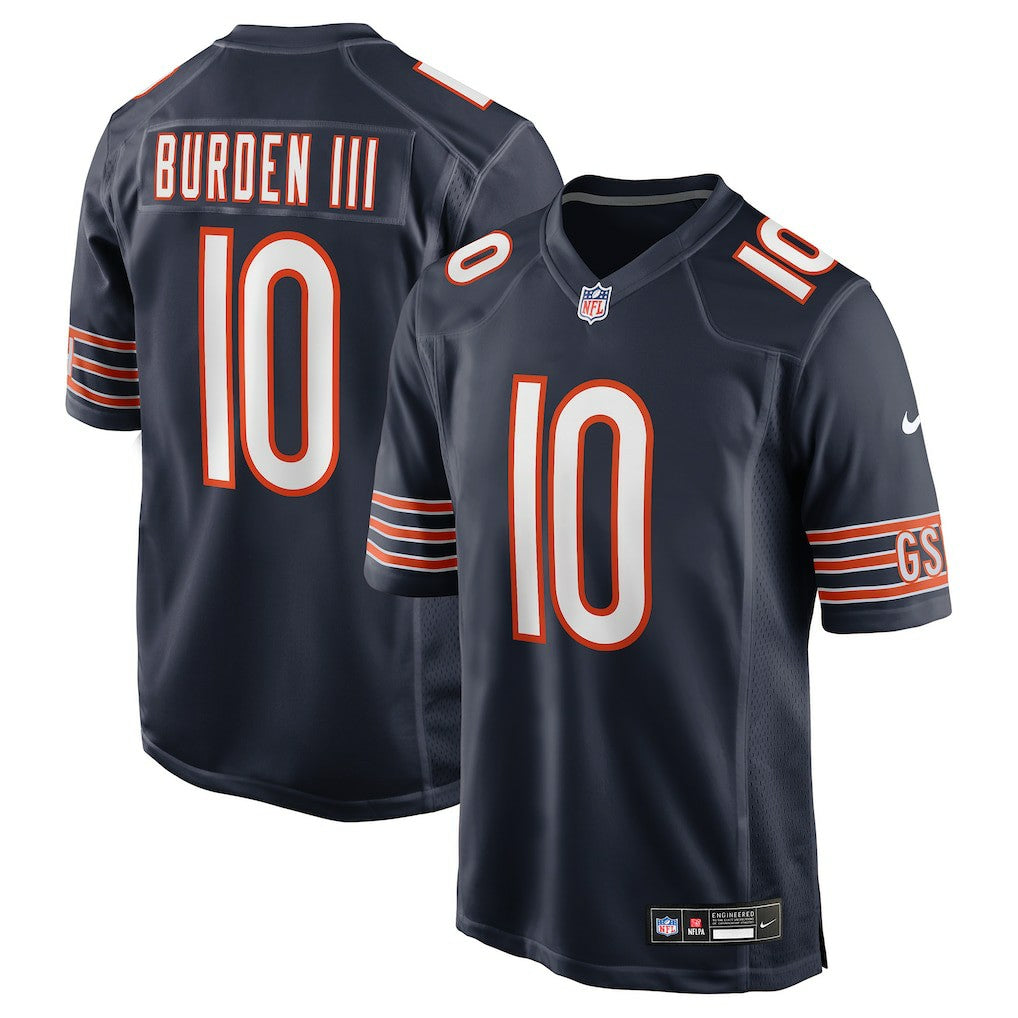 Luther Burden III Chicago Bears Team Game Jersey - Navy - Nike