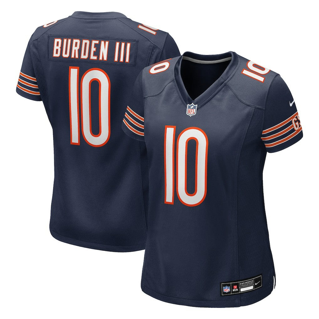 Luther Burden III Chicago Bears Women's Team Game Jersey - Navy - Nike