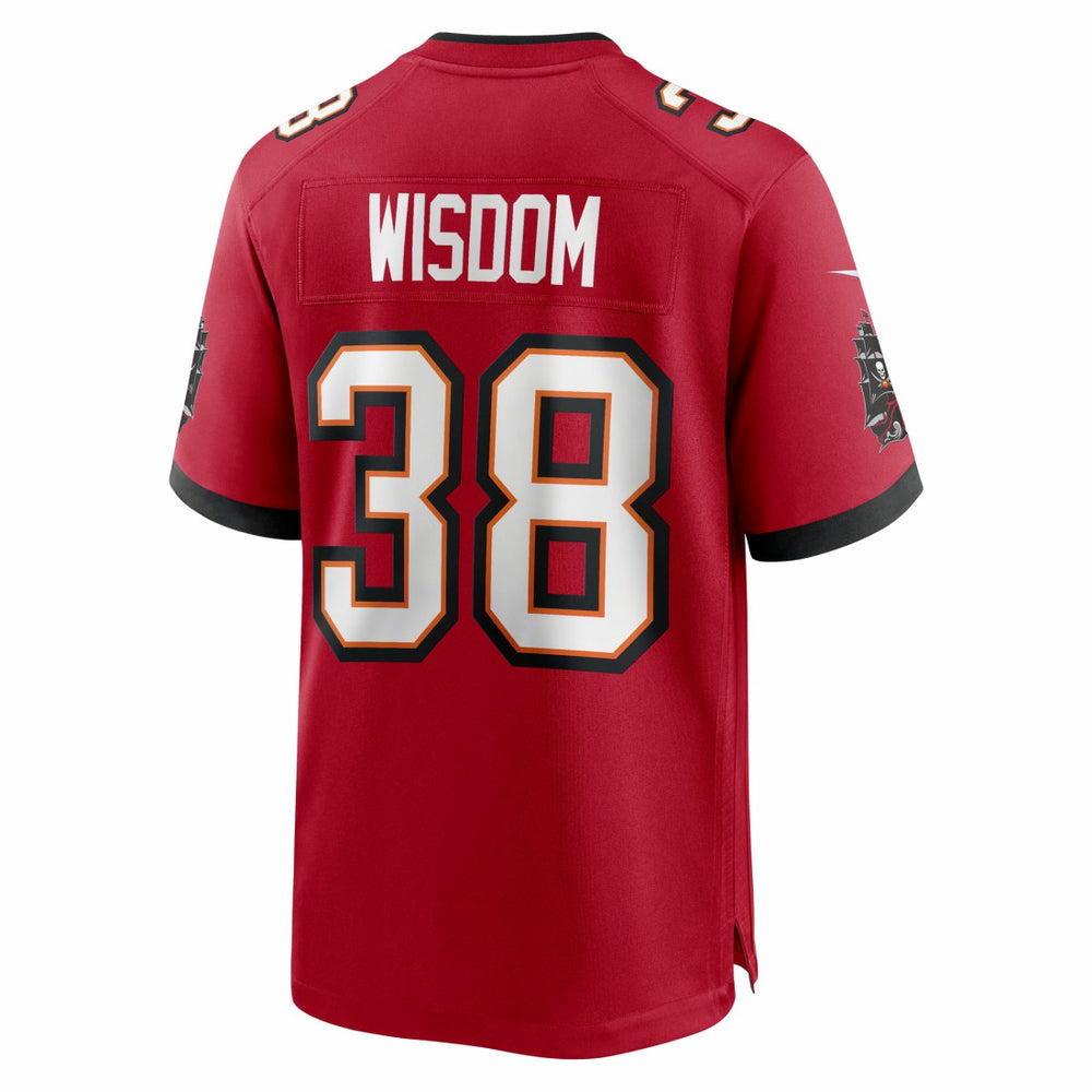 Rashad Wisdom Tampa Bay Buccaneers Team Game Jersey - Red - Nike