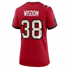 Rashad Wisdom Tampa Bay Buccaneers Women's Team Game Jersey - Red - Nike
