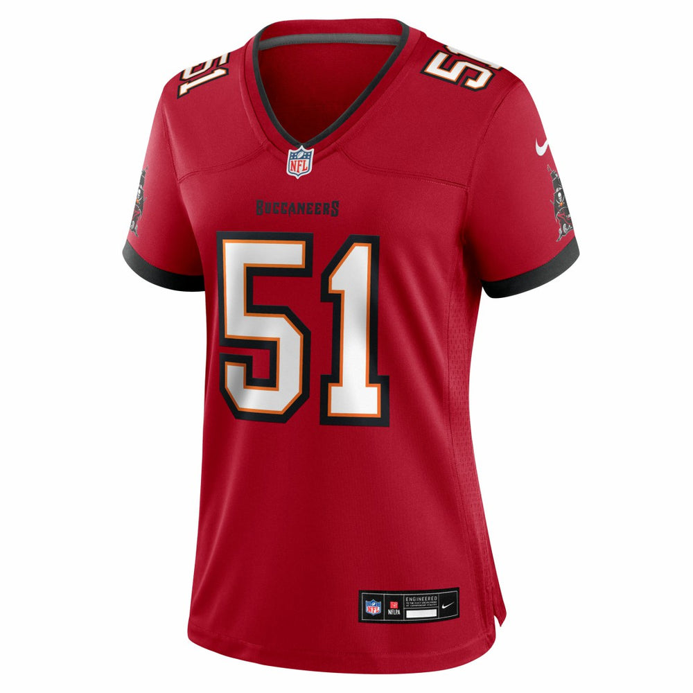 David Walker Tampa Bay Buccaneers Women's Team Game Jersey - Red - Nike