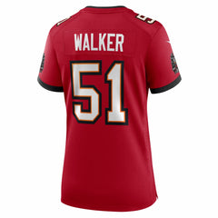 David Walker Tampa Bay Buccaneers Women's Team Game Jersey - Red - Nike
