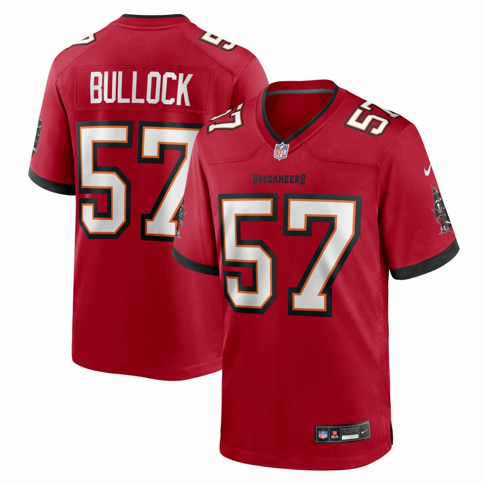 John Bullock Tampa Bay Buccaneers Team Game Jersey - Red - Nike