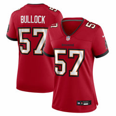 John Bullock Tampa Bay Buccaneers Women's Team Game Jersey - Red - Nike