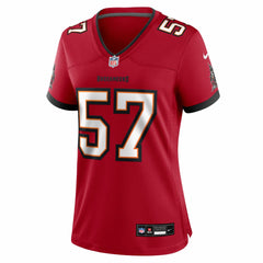 John Bullock Tampa Bay Buccaneers Women's Team Game Jersey - Red - Nike