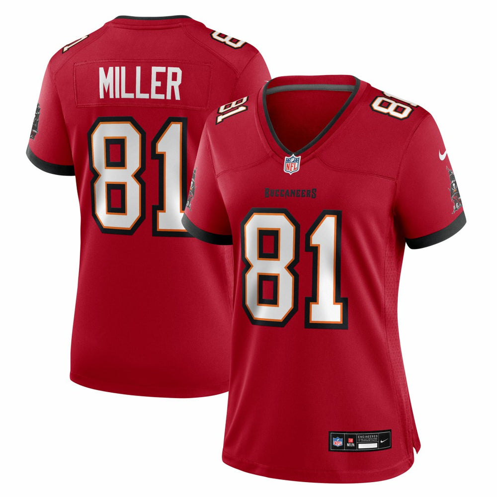 Ryan Miller Tampa Bay Buccaneers Women's Team Game Jersey - Red - Nike