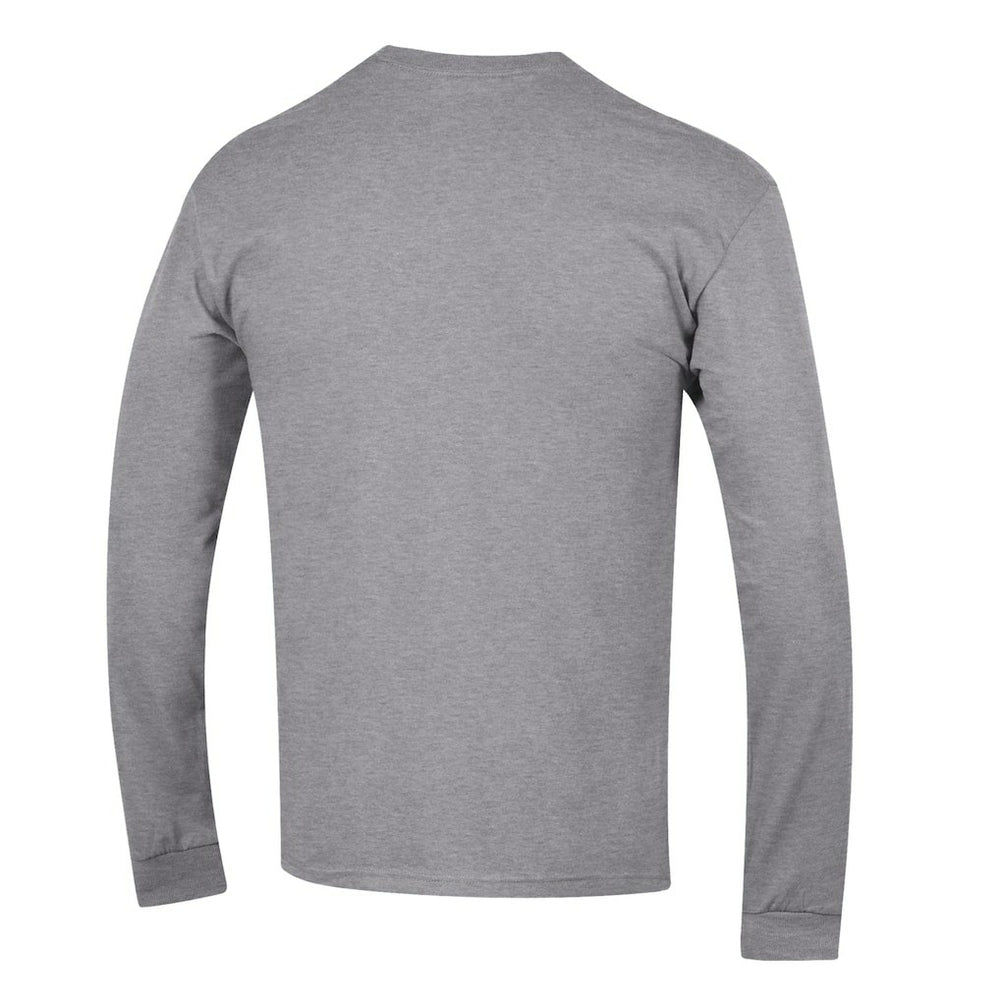 Dallas Cowboys Champion Seal Long Sleeve T-Shirt - Heather Gray - NFL