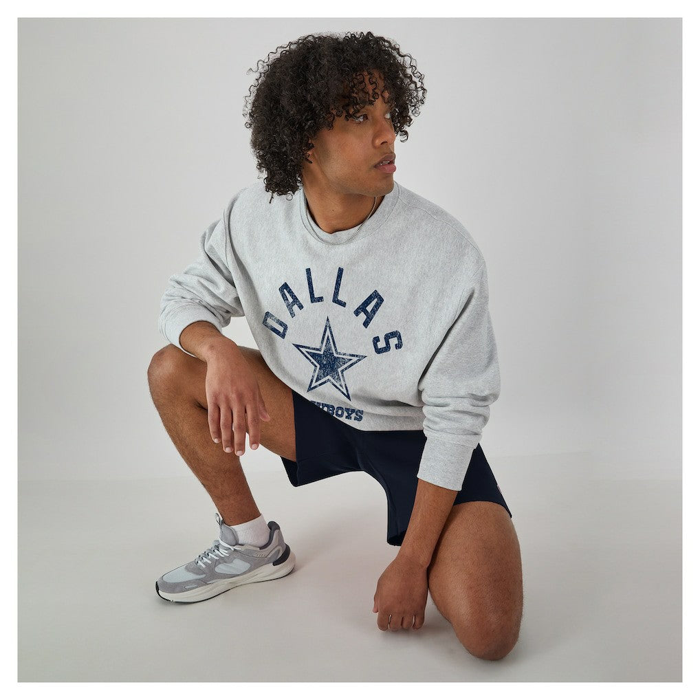 Dallas Cowboys Champion Reverse Weave Fleece Sweatshirt - Heather Gray - NFL
