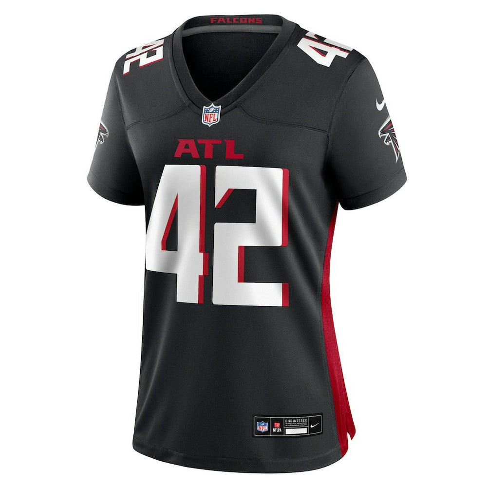 Josh Woods Atlanta Falcons Women's Team Game Jersey - Black - Nike
