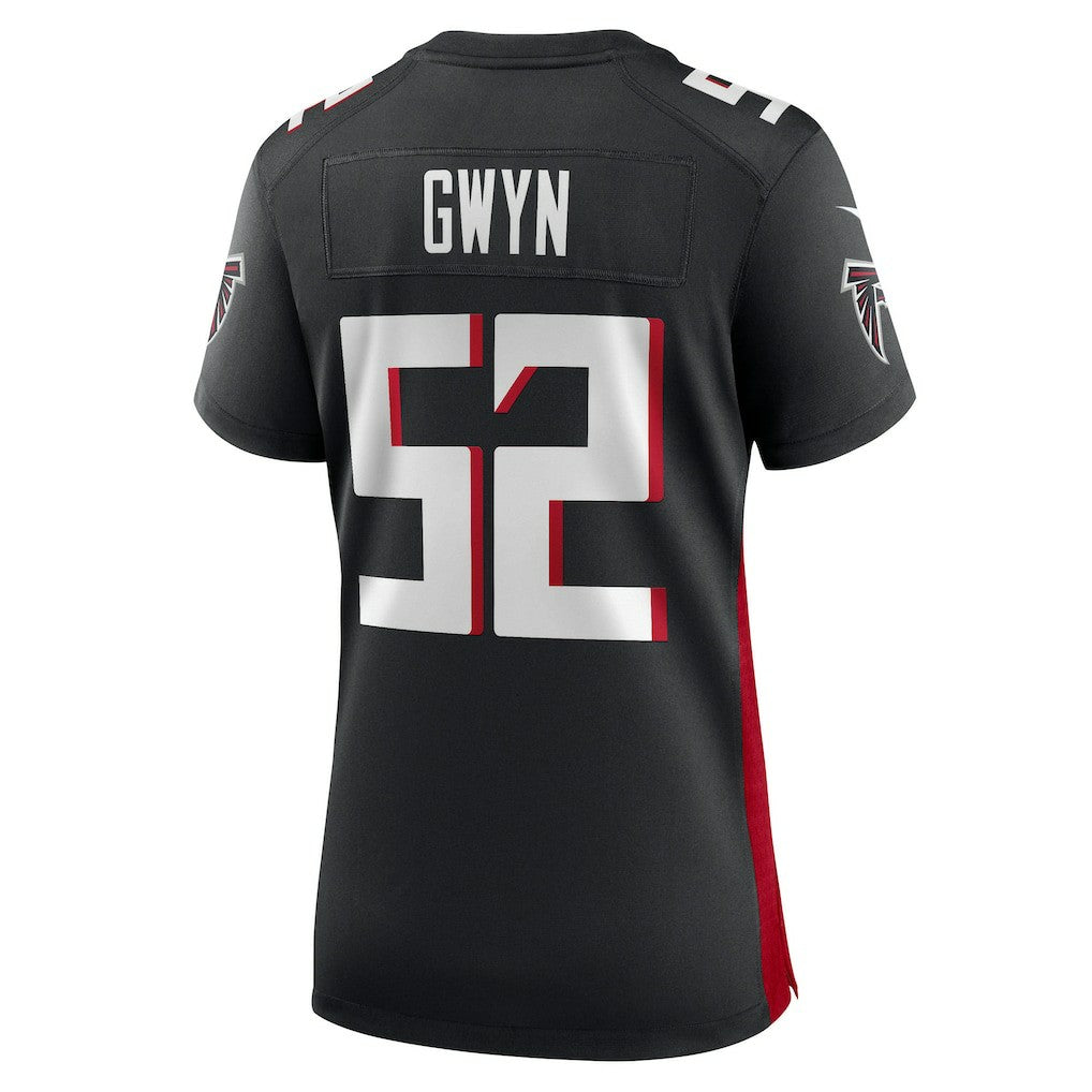 Jovaughn Gwyn Atlanta Falcons Women's Team Game Jersey - Black - Nike