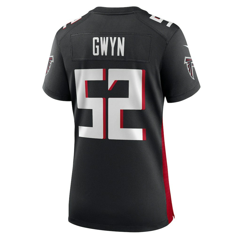 Jovaughn Gwyn Atlanta Falcons Women's Team Game Jersey - Black - Nike