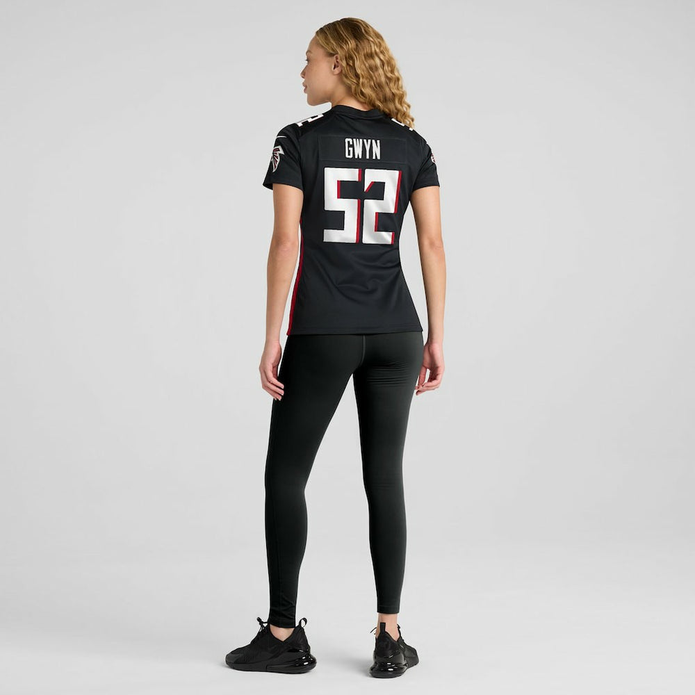 Jovaughn Gwyn Atlanta Falcons Women's Team Game Jersey - Black - Nike