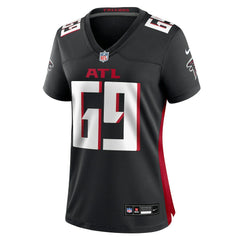 Jack Nelson Atlanta Falcons Women's Team Game Jersey - Black - Nike