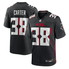 Nathan Carter Atlanta Falcons Team Game Jersey - Black - Nike