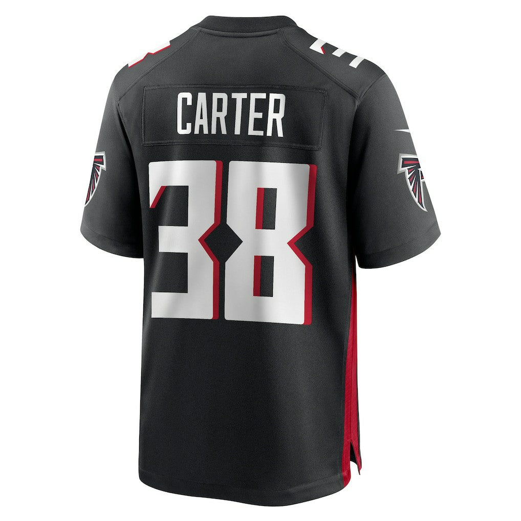 Nathan Carter Atlanta Falcons Team Game Jersey - Black - Nike