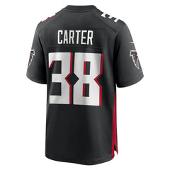 Nathan Carter Atlanta Falcons Team Game Jersey - Black - Nike