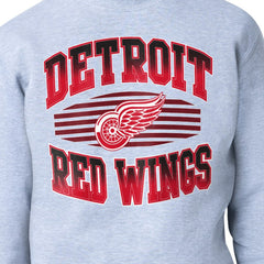 Detroit Red Wings Starter Team Grit Graphic Fleece Pullover Sweatshirt - Gray | NHL sale