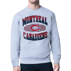 Montreal Canadiens Starter Team Grit Graphic Fleece Pullover Sweatshirt - Gray | NHL near me