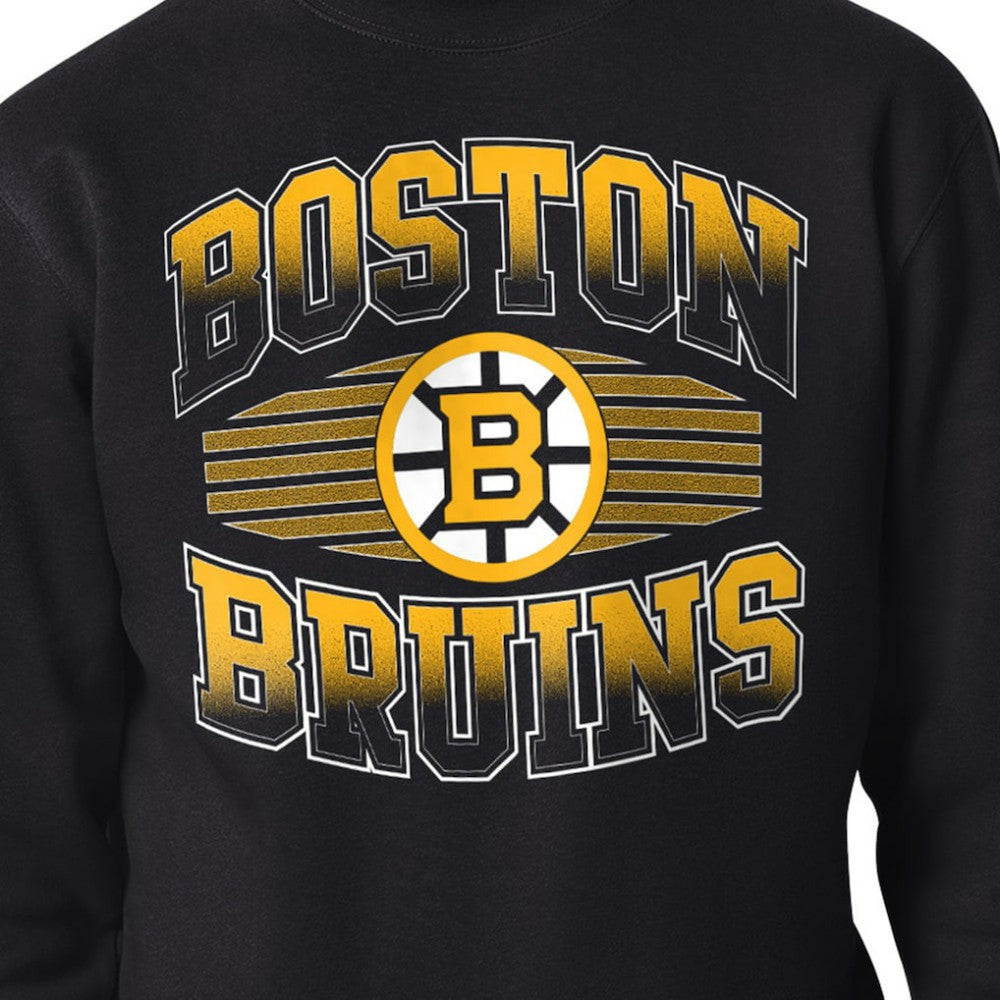 Boston Bruins Starter Team Grit Graphic Fleece Pullover Sweatshirt - Black | NHL online