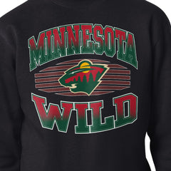 Minnesota Wild Starter Team Grit Graphic Fleece Pullover Sweatshirt - Black | NHL online