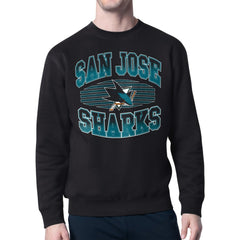 San Jose Sharks Starter Team Grit Graphic Fleece Pullover Sweatshirt - Black | NHL online